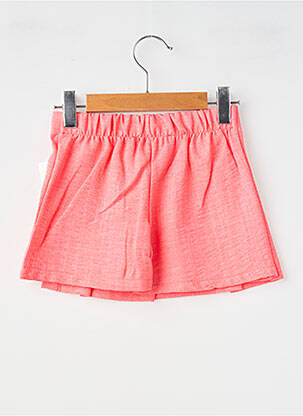 Fustă pantaloni scurți țesătură crep portocaliu P'TIT MÔME fată