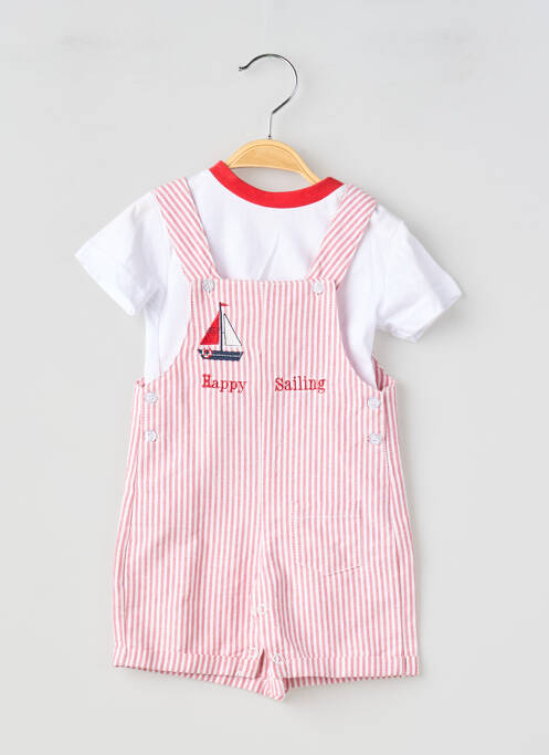 Set pantaloni tip de tricou alb BABY BOL garcon