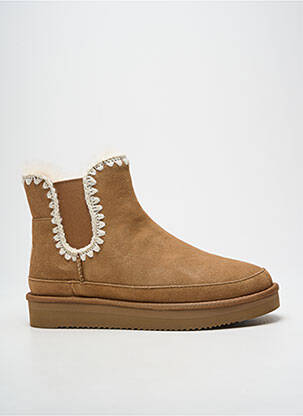 Botine/ghete umplută toc plat până la 3 cm maro SWEET HERITAGE femeie