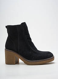 Botine/ghete nubuc toc de 7 la 9 cm negru COCO ET ABRICOT femme