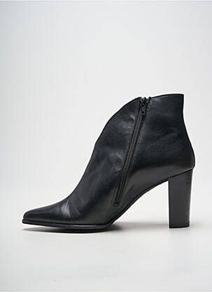 Botine/ghete vârf ascuțit toc de 7 la 9 cm negru MYMA femeie