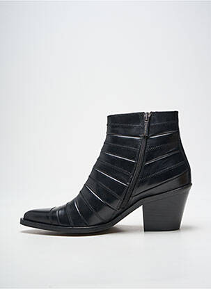 Botine/ghete vârf ascuțit toc de 4 la 6 cm negru MURATTI femeie