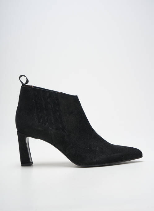 Botine/ghete vârf ascuțit toc de 7 la 9 cm negru MURATTI femme