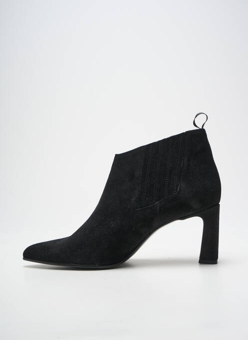 Botine/ghete vârf ascuțit toc de 7 la 9 cm negru MURATTI femme