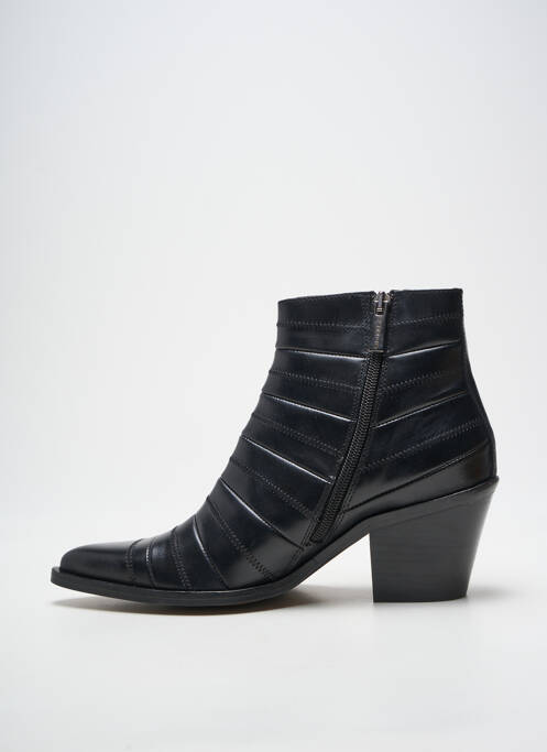 Botine/ghete vârf ascuțit toc de 4 la 6 cm negru MURATTI femme