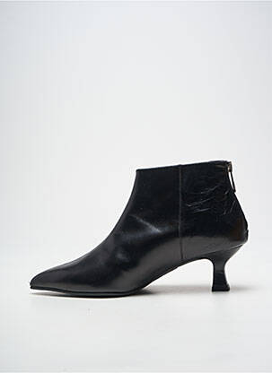 Botine/ghete material neted toc de 4 la 6 cm negru PEDRO MIRALLES femeie