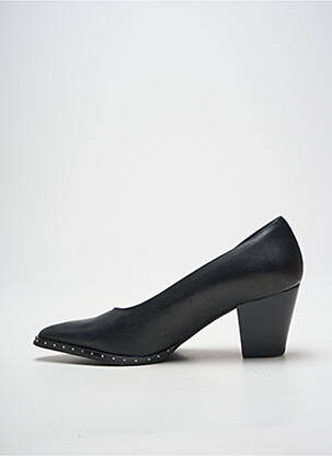 Pantofi cu toc cubanez toc de 4 la 6 cm negru MYMA femeie