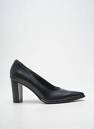 Pantofi cu toc toc pătrat toc de 7 la 9 cm negru MYMA femme