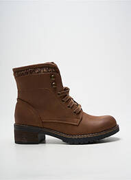 Botine/ghete toc mic toc de 4 la 6 cm maro THE DIVINE FACTORY femme