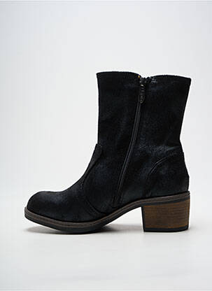 Botine/ghete toc mic toc de 4 la 6 cm negru LPB femeie