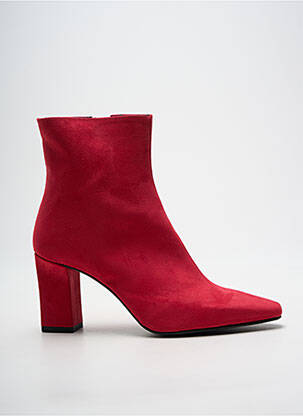 Botine/ghete vârf ascuțit toc de 7 la 9 cm roz GIULIA femeie