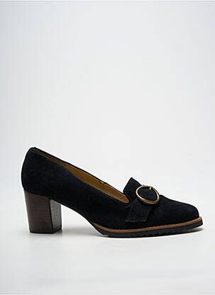 Mocasini tip de talpă amortizantă toc de 4 la 6 cm negru MTNG femme