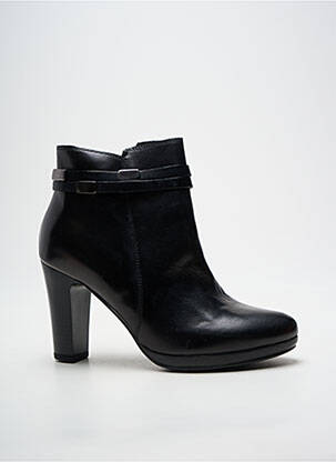 Botine/ghete vârf rotund toc de 7 la 9 cm negru ELUE PAR NOUS femeie