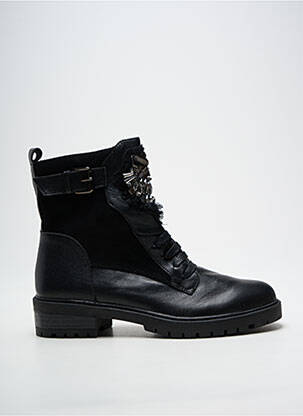 Botine/ghete toc mic toc plat până la 3 cm negru KARSTON femeie