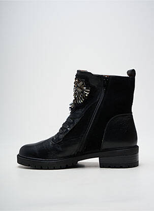 Botine/ghete toc mic toc plat până la 3 cm negru KARSTON femeie