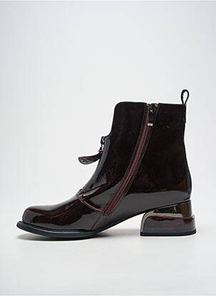 Botine/ghete vârf rotund toc de 4 la 6 cm violet METAMORF'OSE femeie