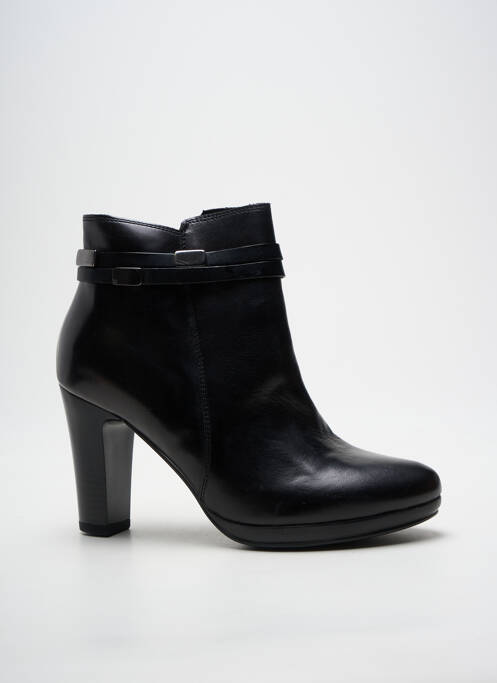 Botine/ghete vârf rotund toc de 7 la 9 cm negru ELUE PAR NOUS femme