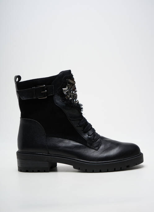 Botine/ghete toc mic toc plat până la 3 cm negru KARSTON femme