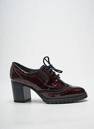 Derby-uri material neted toc de 7 la 9 cm violet GEO-REINO femme