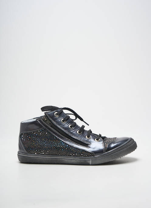 Adidași închidere cu fermoar și șireturi toc plat până la 3 cm albastru BELLAMY femme