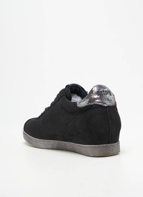 Adidași toc platformă toc de 4 la 6 cm negru MTNG femme