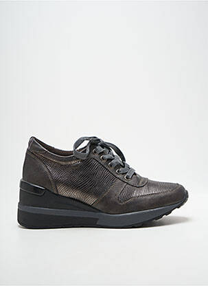 Adidași toc platformă toc de 7 la 9 cm gri B3D femeie
