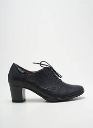 Derby-uri vârf rotund toc de 4 la 6 cm negru MEPHISTO femme