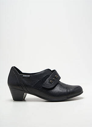 Derby-uri țesătură satinată toc de 4 la 6 cm negru MEPHISTO femme