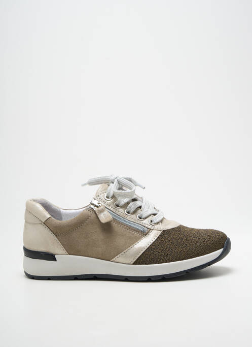 Adidași închidere cu fermoar și șireturi toc plat până la 3 cm verde ALTEX femme