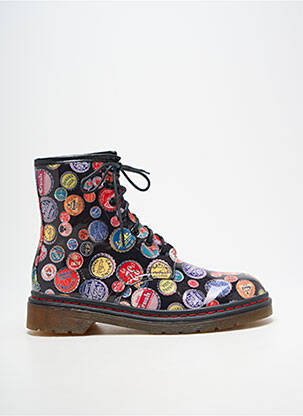 Botine/ghete material neted toc plat până la 3 cm negru ELUE PAR NOUS femme