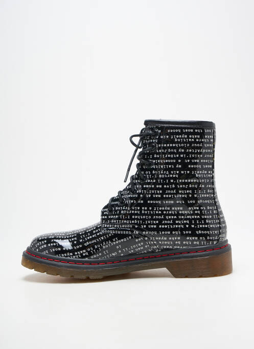 Botine/ghete material neted toc plat până la 3 cm negru ELUE PAR NOUS femme