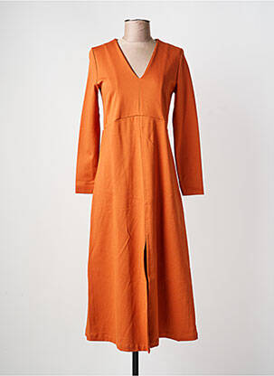 Rochie lungă mâneci lungi mâneci lungi portocaliu GUITARE femme