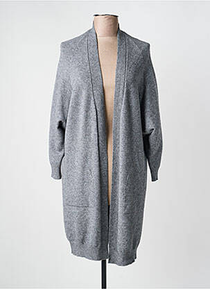 Vestă cu mâneci lungi strânsă pe partea de jos gri B.YU femme