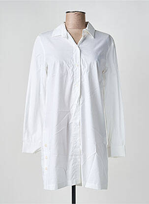 Tunică mâneci lungi guler de bluză alb GUITARE femme