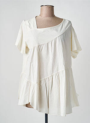 Tunică mâneci scurte mâneci scurte bej B.YU femme