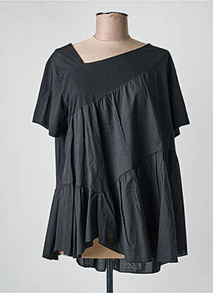 Tunică mâneci scurte mâneci scurte negru B.YU femme