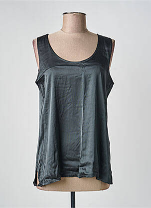 Top elasticitate fără mâneci gri HUMILITY femme