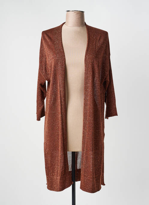 Maletă elasticitate mâneci 3/4 maro B.YU femme