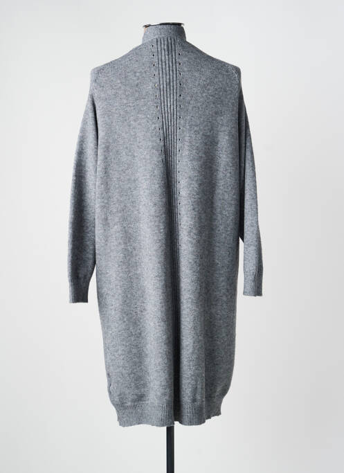 Vestă cu mâneci lungi strânsă pe partea de jos gri B.YU femme