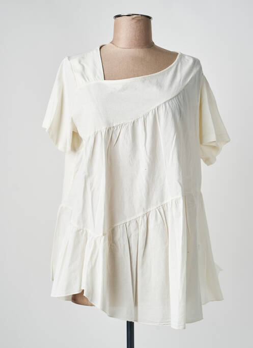 Tunică mâneci scurte mâneci scurte bej B.YU femme