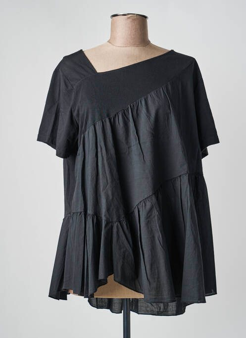 Tunică mâneci scurte mâneci scurte negru B.YU femme