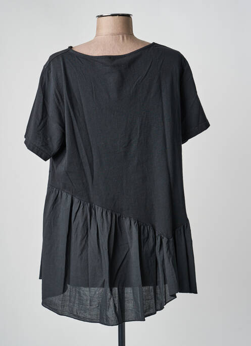 Tunică mâneci scurte mâneci scurte negru B.YU femme