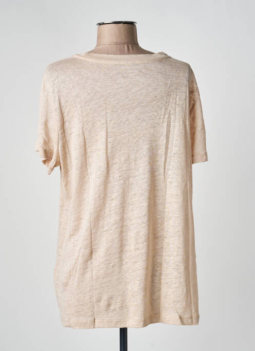 Tricou croială dreaptă mâneci scurte roz JARDIN PRIVÉ femme