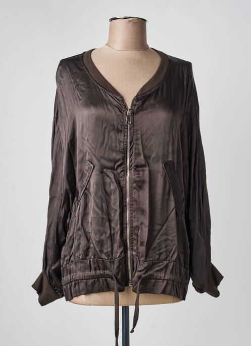 Jachete casual buzunare maro MADE IN ITALY femme