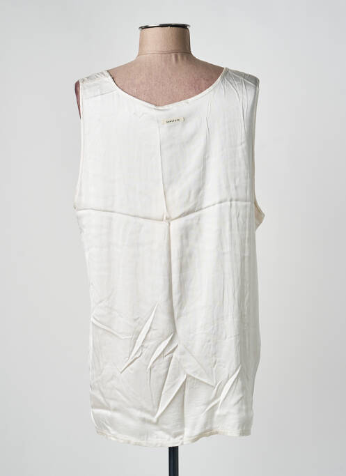 Top elasticitate fără mâneci bej HUMILITY femme