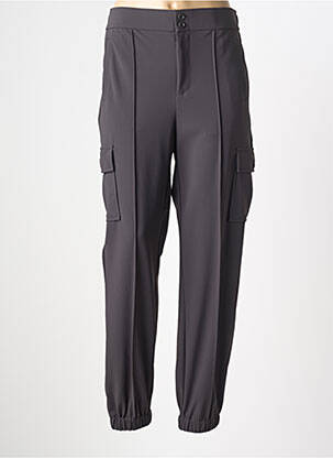 Pantalon cargo talie elastică mărime normală gri MOS MOSH femme