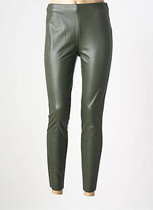 Pantalon slim talie elastică mărime normală verde RAFFAELLO ROSSI femeie