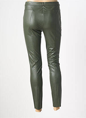 Pantalon slim talie elastică mărime normală verde RAFFAELLO ROSSI femeie