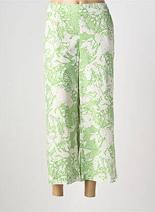 Pantalon 7/8 elasticitate mărime normală verde RAFFAELLO ROSSI femeie