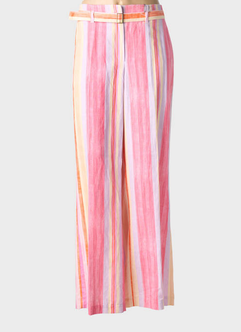 Pantalon larg închidere cu fermoar sub clapetă cu cârlig mărime normală roz RAFFAELLO ROSSI femme